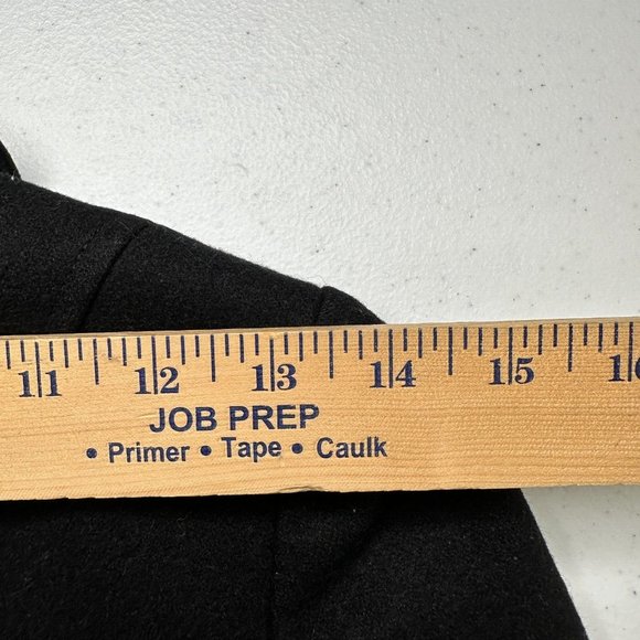 All Saints Obia Coat Size 6 Black Peplum Double Breasted Wool-Blend Gwen RARE - Picture 12 of 13